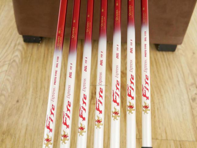 Iron set : Other Brand : ชุดเหล็ก Fire Express CFI-191 Forged (ผลิตโดย Miura นุ่มมากๆ) มีเหล็ก 5-Pw,50 (7 ชิ้น) ก้านกราไฟต์ Quadra Fire Express 115 Flex S