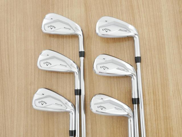 Iron set : Callaway : ชุดเหล็ก Callaway ELYTE X (ออกปี 2025 ตีง่ายมาก ไกล Japan Spec.) มีเหล็ก 6-Pw,Gw (6 ชิ้น) ก้านเหล็ก NS Pro 950 NEO Flex S