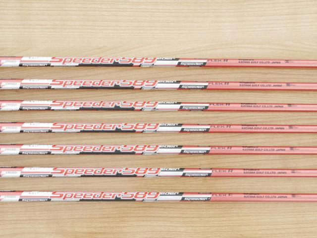 Iron set : Katana : ชุดเหล็ก Katana Sword Izu Max MT (หน้าเด้ง) มีเหล็ก 6-Pw,Aw,Sw (7 ชิ้น) ก้านกราไฟต์ Speeder 589 FLex R