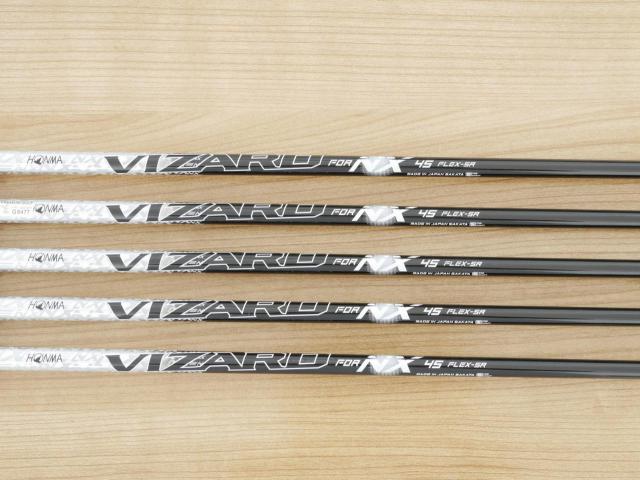 Iron set : Honma : ชุดเหล็ก Honma Beres NX (รุ่นปี 2023) มีเหล็ก 7-11 (5 ชิ้น) ก้านกราไฟต์ Honma Vizard 45 Flex SR