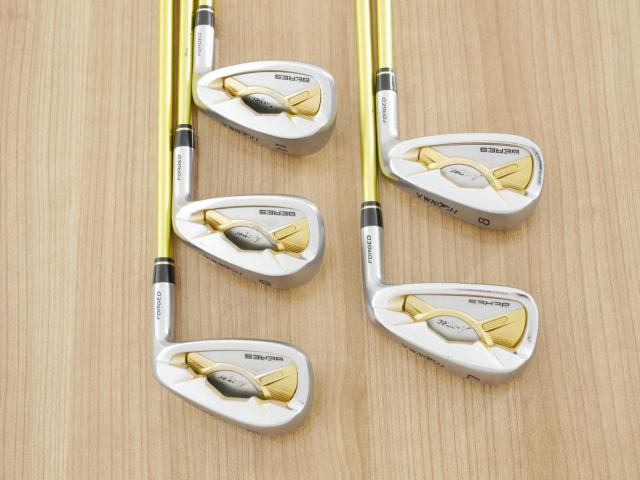 Iron set : Honma : **ก้าน 3 ดาว** ชุดเหล็ก Honma Beres A-Spec II (รุ่นปี 2021 ตีง่าย ไกล) มีเหล็ก 7-11 (5 ชิ้น ) ก้าน ARMRQ A-Spec (47) Flex R (3 ดาว)