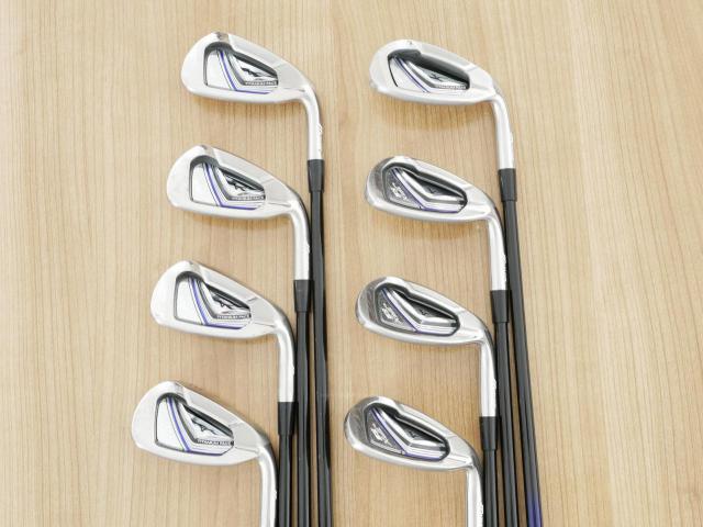 Iron set : Mizuno : ชุดเหล็ก Mizuno JPX EIII SV Titanium (ตัวท้อป ใบใหญ่ที่สุดของ Mizuno ตีง่ายมาก หน้าเด้ง ตีไกล) มีเหล็ก 5-Pw,Aw,Sw (8 ชิ้น) ก้านกราไฟต์ Flex SR