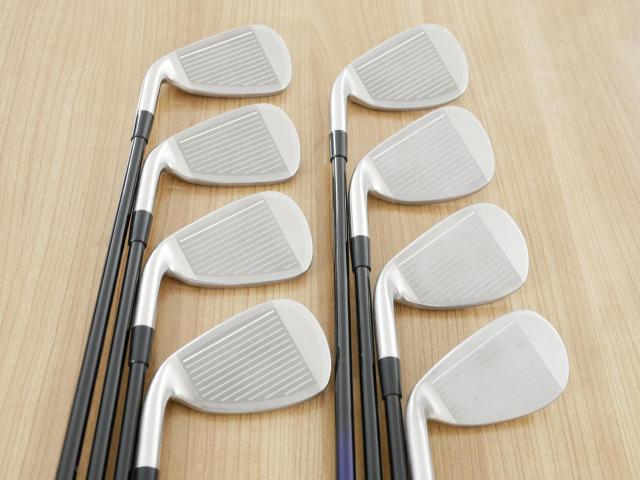 Iron set : Mizuno : ชุดเหล็ก Mizuno JPX EIII SV Titanium (ตัวท้อป ใบใหญ่ที่สุดของ Mizuno ตีง่ายมาก หน้าเด้ง ตีไกล) มีเหล็ก 5-Pw,Aw,Sw (8 ชิ้น) ก้านกราไฟต์ Flex SR