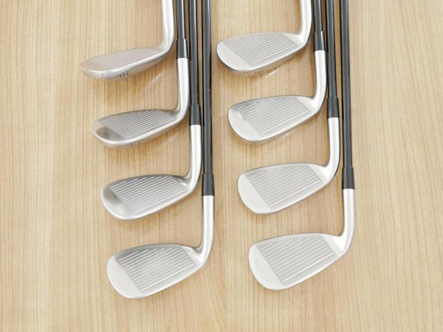 Iron set : Mizuno : ชุดเหล็ก Mizuno JPX EIII SV Titanium (ตัวท้อป ใบใหญ่ที่สุดของ Mizuno ตีง่ายมาก หน้าเด้ง ตีไกล) มีเหล็ก 5-Pw,Aw,Sw (8 ชิ้น) ก้านกราไฟต์ Flex SR