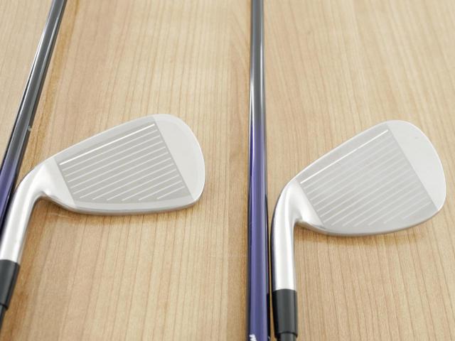 Iron set : Mizuno : ชุดเหล็ก Mizuno JPX EIII SV Titanium (ตัวท้อป ใบใหญ่ที่สุดของ Mizuno ตีง่ายมาก หน้าเด้ง ตีไกล) มีเหล็ก 5-Pw,Aw,Sw (8 ชิ้น) ก้านกราไฟต์ Flex SR