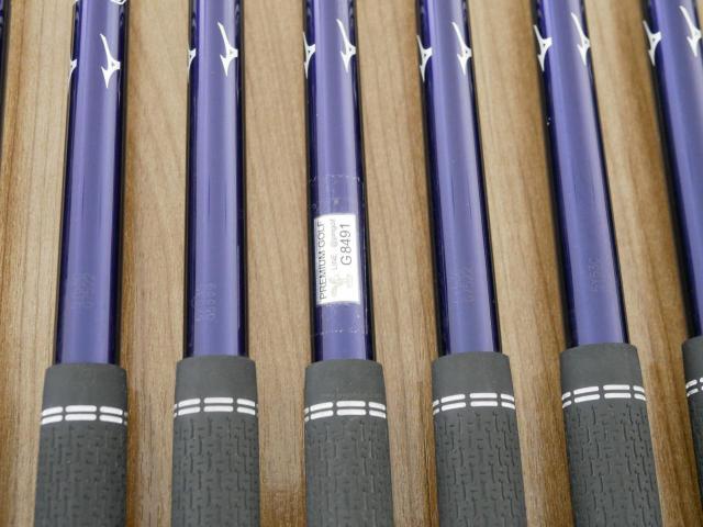 Iron set : Mizuno : ชุดเหล็ก Mizuno JPX EIII SV Titanium (ตัวท้อป ใบใหญ่ที่สุดของ Mizuno ตีง่ายมาก หน้าเด้ง ตีไกล) มีเหล็ก 5-Pw,Aw,Sw (8 ชิ้น) ก้านกราไฟต์ Flex SR