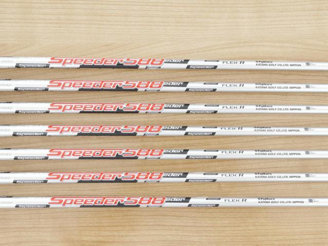 Iron set : Katana : ชุดเหล็ก Katana Sword Sniper Seven (ใบใหญ่ ตีง่าย ไกล) มีเหล็ก 6-Pw,Aw,Sw (7 ชิ้น) ก้านกราไฟต์ Fujikura Speeder 588 Flex R