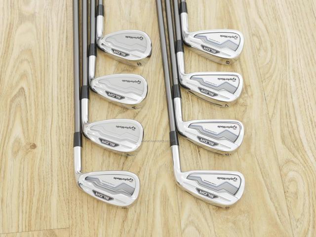 Iron set : Taylormade : ชุดเหล็ก Taylormade SLDR มีเหล็ก 5-Pw,Aw,Sw (8 ชิ้น) ก้านกราไฟต์ Flex R