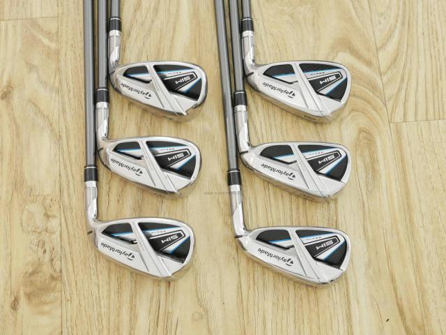 Iron set : Taylormade : ชุดเหล็ก Taylormade SIM MAX (ออกปี 2020 Japan Spec.) มีเหล็ก 6-Pw,Aw (6 ชิ้น) ก้านกราไฟต์ Mitsubishi Tensei TM60 Flex S