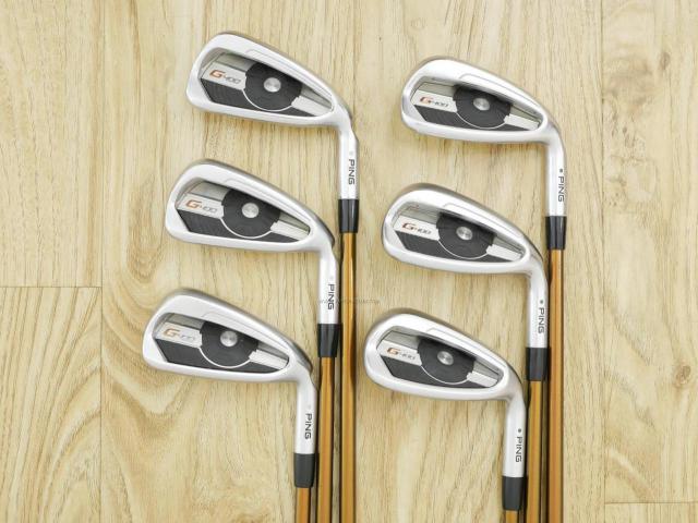 Iron set : Ping : ชุดเหล็ก Ping G400 (ปี 2018 ใบใหญ่ ง่าย ไกล) มีเหล็ก 5-Pw (6 ชิ้น) ก้านกราไฟต์ Ping Alta J CB Flex R