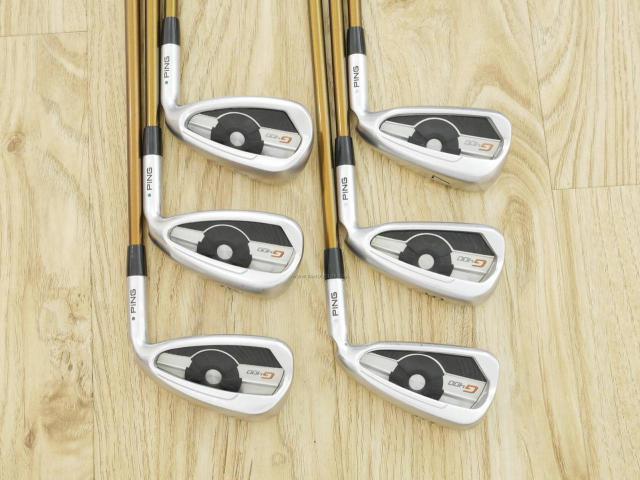 Iron set : Ping : ชุดเหล็ก Ping G400 (ปี 2018 ใบใหญ่ ง่าย ไกล) มีเหล็ก 5-Pw (6 ชิ้น) ก้านกราไฟต์ Ping Alta J CB Flex R