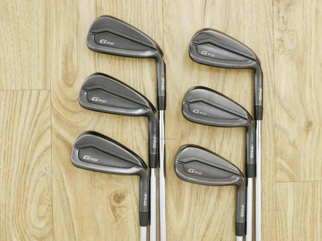 Iron set : Ping : ชุดเหล็ก Ping G710 (รุ่นปี 2021 Japan Spec. ใบใหญ่ ง่ายที่สุด ไกลที่สุดของ Ping) มีเหล็ก 5-Pw (6 ชิ้น) ก้านเหล็ก NS Pro 950 NEO Flex S