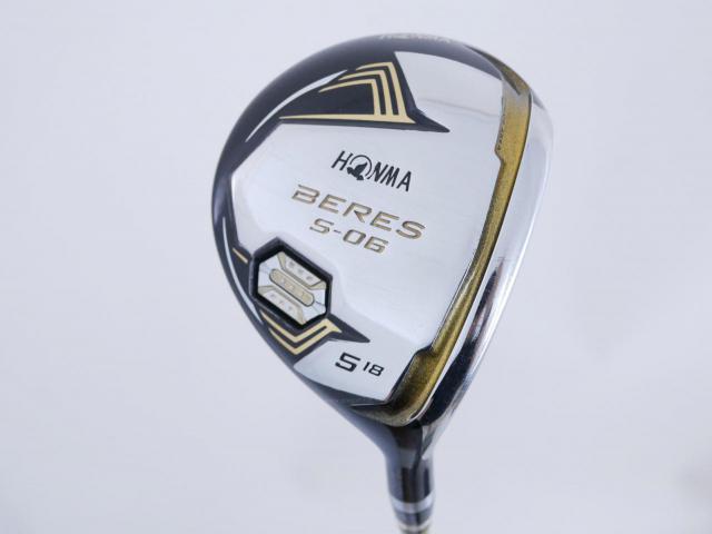 Fairway Wood : Honma : **ก้าน 3 ดาว** หัวไม้ 5 Honma Beres S-06 (รุ่นปี 2019) Loft 18 ก้าน ARMRQ X (47) Flex R (3 ดาว)