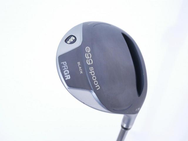 Fairway Wood : PRGR : หัวไม้ 3 PRGR Egg Spoon BLACK (ปี 2022) Loft 15 ก้าน Mitsubishi Diamana Flex SR