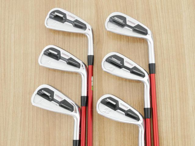 Iron set : Bridgestone : ชุดเหล็ก Bridgestone J15 DPF Forged (นุ่มแน่น) มีเหล็ก 5-PW (6 ชิ้น) ก้านกราไฟต์ Tour AD Flex S