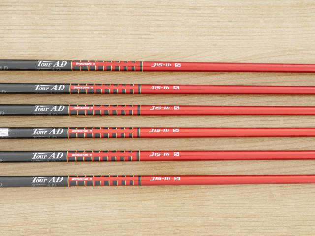 Iron set : Bridgestone : ชุดเหล็ก Bridgestone J15 DPF Forged (นุ่มแน่น) มีเหล็ก 5-PW (6 ชิ้น) ก้านกราไฟต์ Tour AD Flex S