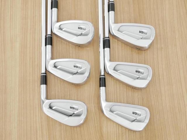 Iron set : PRGR : ชุดเหล็ก PRGR 03 Forged (รุ่นปี 2023 ตีง่าย ไกลมากๆๆ) มีเหล็ก 6-Pw,AW (6 ชิ้น) ก้านเหล็ก NS Pro 85 Flex SR (M-40)