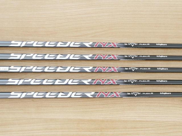 Iron set : Callaway : ชุดเหล็ก Callaway Big Bertha (รุ่นล่าสุด ปี 2023 ตีง่ายที่สุดของ Callaway) มีเหล็ก 6-Pw (5 ชิ้น) ก้านกราไฟต์ Fujikura Speeder NX Flex R