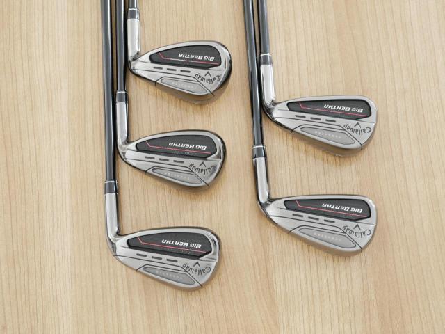 Iron set : Callaway : ชุดเหล็ก Callaway Big Bertha (รุ่นล่าสุด ปี 2023 ตีง่ายที่สุดของ Callaway) มีเหล็ก 6-Pw (5 ชิ้น) ก้านกราไฟต์ Fujikura Speeder NX Flex R