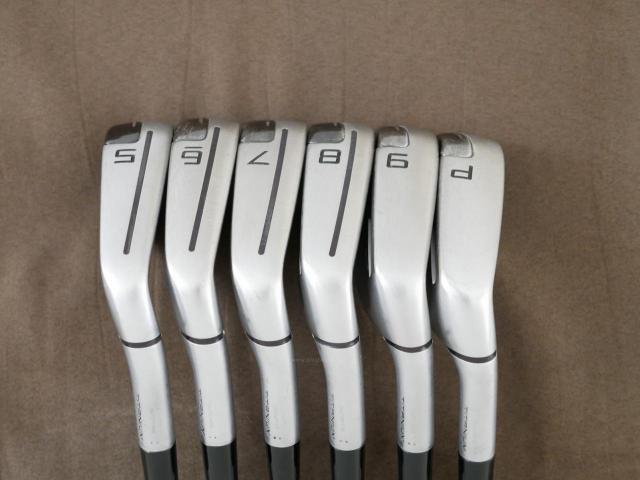 Iron set : Taylormade : ชุดเหล็ก Taylormade P790TI (ตัวท้อปสุด แพงสุด พรีเมียมสุดของ TM.) มีเหล็ก 5-Pw (6 ชิ้น) ก้านเหล็ก NS Pro ZELOS 8 Flex S