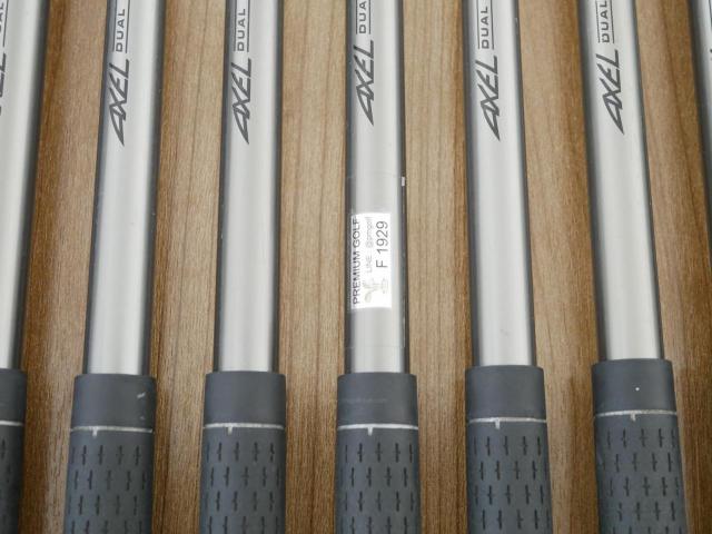 Iron set : Tsuruya : ชุดเหล็ก Tsuruya AXEL Dual Impact HM (หน้าเด้ง) มีเหล็ก 4-Pw,Aw,As,Sw (10 ชิ้น) ก้านกราไฟต์ FLex R
