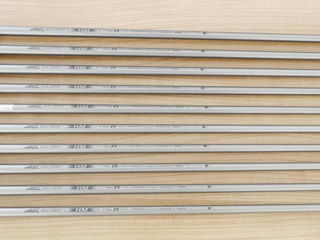 Iron set : Tsuruya : ชุดเหล็ก Tsuruya AXEL Dual Impact HM (หน้าเด้ง) มีเหล็ก 4-Pw,Aw,As,Sw (10 ชิ้น) ก้านกราไฟต์ FLex R