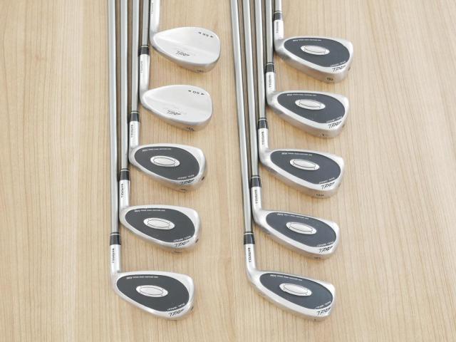 Iron set : Tsuruya : ชุดเหล็ก Tsuruya AXEL Dual Impact HM (หน้าเด้ง) มีเหล็ก 4-Pw,Aw,As,Sw (10 ชิ้น) ก้านกราไฟต์ FLex R