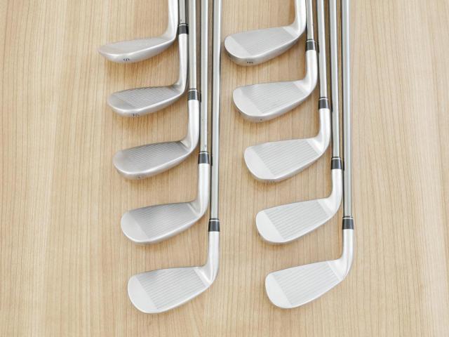 Iron set : Tsuruya : ชุดเหล็ก Tsuruya AXEL Dual Impact HM (หน้าเด้ง) มีเหล็ก 4-Pw,Aw,As,Sw (10 ชิ้น) ก้านกราไฟต์ FLex R