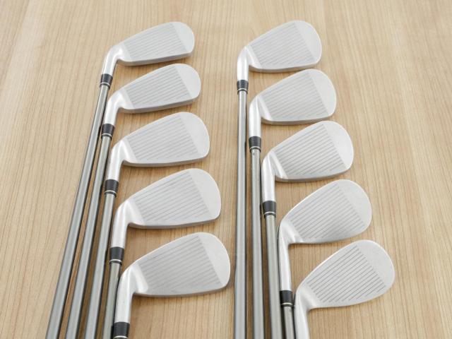 Iron set : Tsuruya : ชุดเหล็ก Tsuruya AXEL Dual Impact HM (หน้าเด้ง) มีเหล็ก 4-Pw,Aw,As,Sw (10 ชิ้น) ก้านกราไฟต์ FLex R