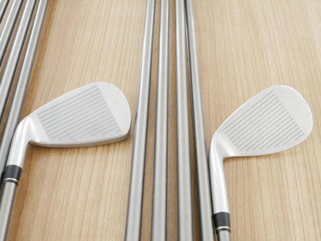 Iron set : Tsuruya : ชุดเหล็ก Tsuruya AXEL Dual Impact HM (หน้าเด้ง) มีเหล็ก 4-Pw,Aw,As,Sw (10 ชิ้น) ก้านกราไฟต์ FLex R