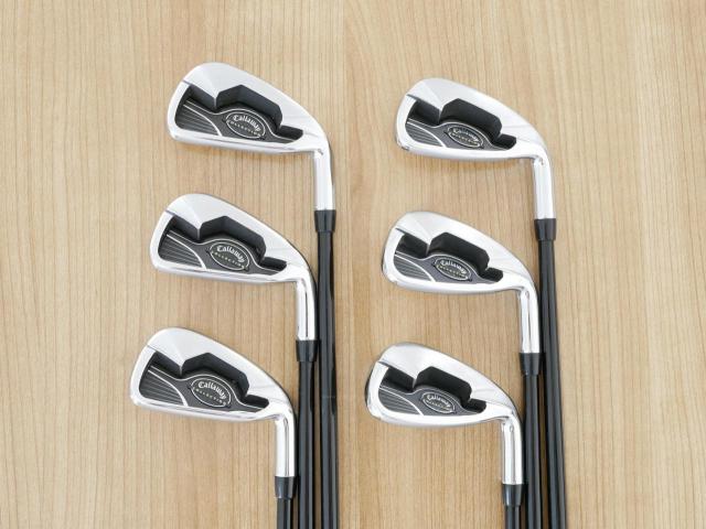 Iron set : Callaway : ชุดเหล็ก Callaway Collection (ตีง่าย ไกล) มีเหล็ก 5-Pw (6 ชิ้น) ก้านกราไฟต์ Flex S