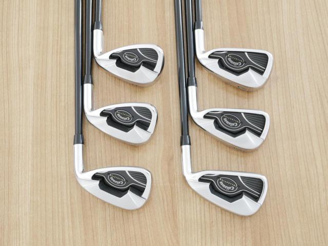 Iron set : Callaway : ชุดเหล็ก Callaway Collection (ตีง่าย ไกล) มีเหล็ก 5-Pw (6 ชิ้น) ก้านกราไฟต์ Flex S