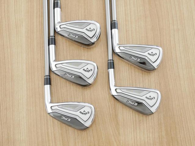 Iron set : Callaway : ชุดเหล็ก Callaway EPIC Forged Star (รุ่นท้อปสุด ปี 2020 ตีไกลกว่าปกติ 2 เบอร์) มีเหล็ก 6-Pw (5 ชิ้น) ก้านกราไฟต์ Fujikura Speeder Evolution Flex R