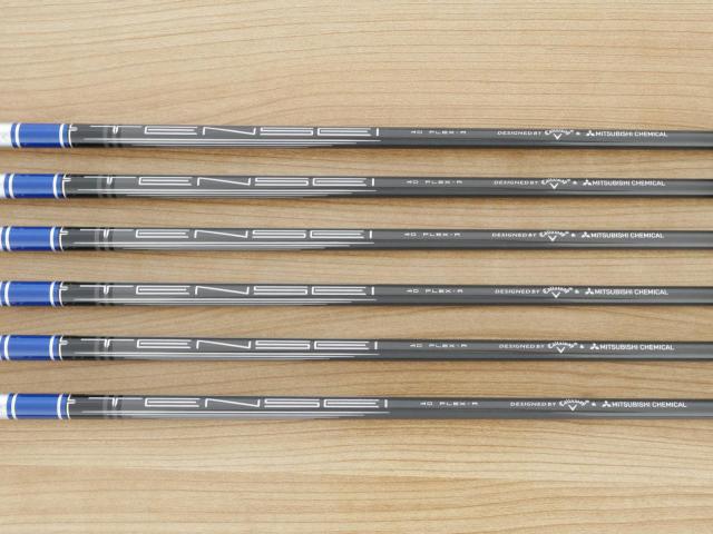 Iron set : Callaway : ชุดเหล็ก Callaway Paradym Ai Smoke Max Fast (ออกปี 2024 ตีง่ายมาก ไกล Japan Spec.) มีเหล็ก 6-Pw,Aw (6 ชิ้น) ก้านกราไฟต์ Fujikura TENSEI 40 Flex R