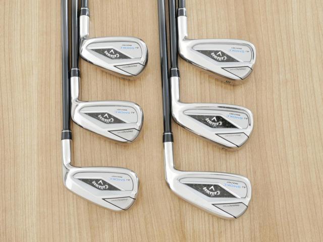 Iron set : Callaway : ชุดเหล็ก Callaway Paradym Ai Smoke Max Fast (ออกปี 2024 ตีง่ายมาก ไกล Japan Spec.) มีเหล็ก 6-Pw,Aw (6 ชิ้น) ก้านกราไฟต์ Fujikura TENSEI 40 Flex R