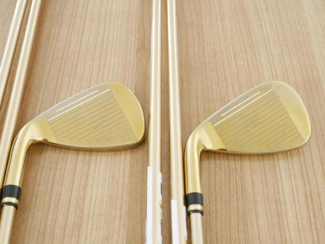 Iron set : Katana : ชุดเหล็ก Katana Voltio Model J Gold (ปี 2018 หน้าเด้ง ตีง่าย ไกล) มีเหล็ก 5-Pw (6 ชิ้น) ก้านกราไฟต์ Fujikura Speeder 550 Flex SR