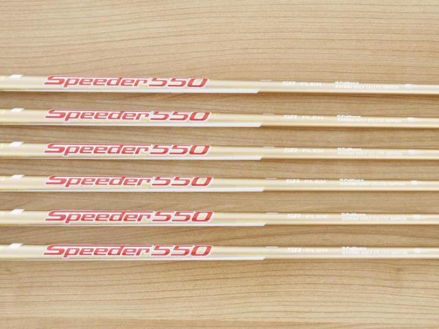 Iron set : Katana : ชุดเหล็ก Katana Voltio Model J Gold (ปี 2018 หน้าเด้ง ตีง่าย ไกล) มีเหล็ก 5-Pw (6 ชิ้น) ก้านกราไฟต์ Fujikura Speeder 550 Flex SR