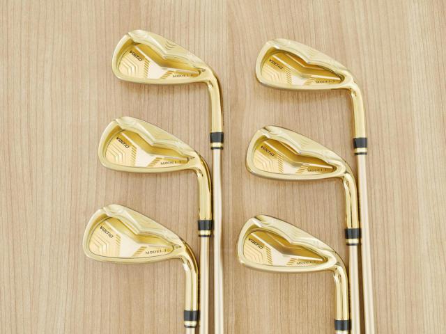 Iron set : Katana : ชุดเหล็ก Katana Voltio Model J Gold (ปี 2018 หน้าเด้ง ตีง่าย ไกล) มีเหล็ก 5-Pw (6 ชิ้น) ก้านกราไฟต์ Fujikura Speeder 550 Flex SR