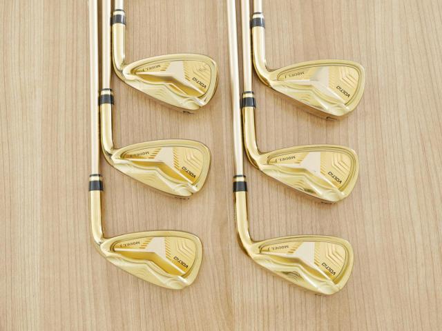 Iron set : Katana : ชุดเหล็ก Katana Voltio Model J Gold (ปี 2018 หน้าเด้ง ตีง่าย ไกล) มีเหล็ก 5-Pw (6 ชิ้น) ก้านกราไฟต์ Fujikura Speeder 550 Flex SR