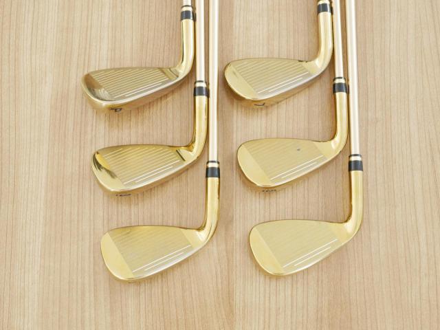 Iron set : Katana : ชุดเหล็ก Katana Voltio Model J Gold (ปี 2018 หน้าเด้ง ตีง่าย ไกล) มีเหล็ก 5-Pw (6 ชิ้น) ก้านกราไฟต์ Fujikura Speeder 550 Flex SR