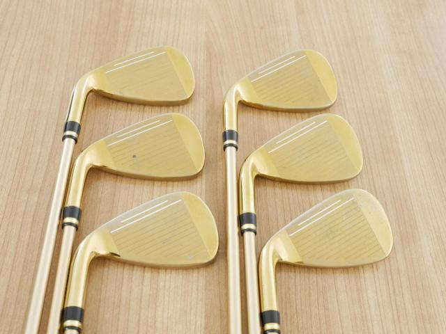 Iron set : Katana : ชุดเหล็ก Katana Voltio Model J Gold (ปี 2018 หน้าเด้ง ตีง่าย ไกล) มีเหล็ก 5-Pw (6 ชิ้น) ก้านกราไฟต์ Fujikura Speeder 550 Flex SR