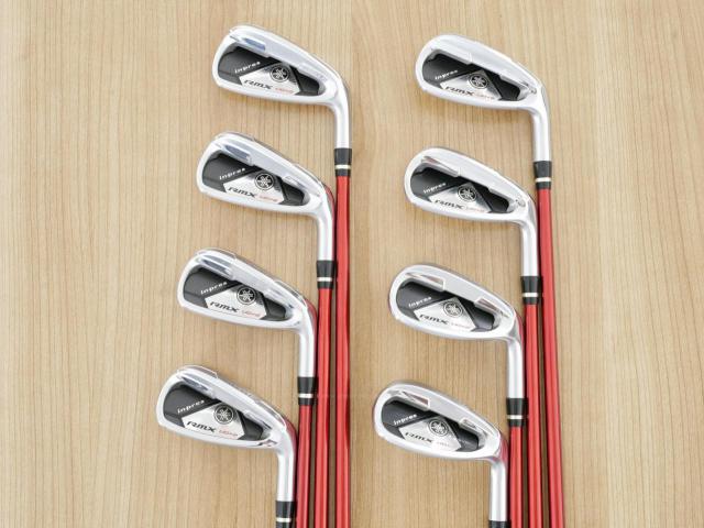 Iron set : Yamaha : ชุดเหล็ก Yamaha Inpres RMX UD+2 (ปี 2017 ตีไกลที่สุด ไกลกว่าเหล็กทั่วไป 2 เบอร์) มีเหล็ก 5-Pw,Aw,As (8 ชิ้น) ก้านกราไฟต์ Mitsubishi Bassara i50xct Flex R
