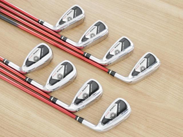 Iron set : Yamaha : ชุดเหล็ก Yamaha Inpres RMX UD+2 (ปี 2017 ตีไกลที่สุด ไกลกว่าเหล็กทั่วไป 2 เบอร์) มีเหล็ก 5-Pw,Aw,As (8 ชิ้น) ก้านกราไฟต์ Mitsubishi Bassara i50xct Flex R