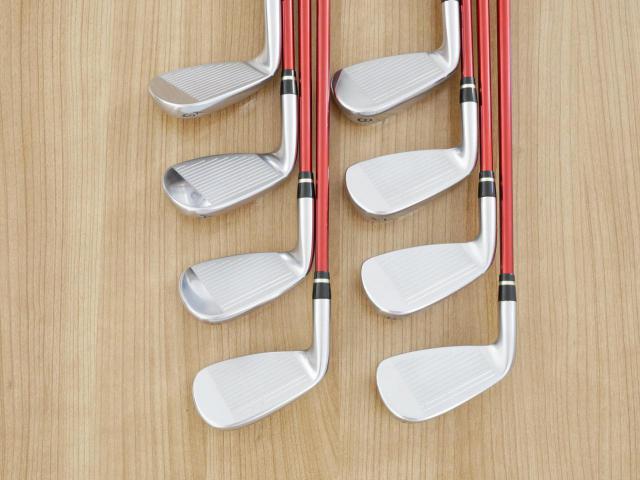 Iron set : Yamaha : ชุดเหล็ก Yamaha Inpres RMX UD+2 (ปี 2017 ตีไกลที่สุด ไกลกว่าเหล็กทั่วไป 2 เบอร์) มีเหล็ก 5-Pw,Aw,As (8 ชิ้น) ก้านกราไฟต์ Mitsubishi Bassara i50xct Flex R