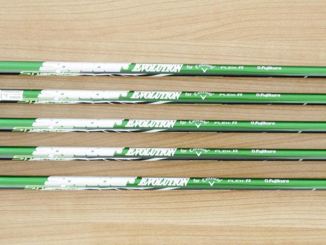 Iron set : Callaway : ชุดเหล็ก Callaway EPIC Max Fast (รุ่นแพงสุด ไกลสุดของ Callaway ปี 2021) มีเหล็ก 7-Pw,Aw (5 ชิ้น) ก้านกราไฟต์ Fujikura Speeder Evolution Flex R