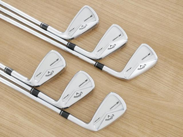 Iron set : Callaway : ชุดเหล็ก Callaway X Forged Star (ออกปี 2024) มีเหล็ก 5-Pw (6 ชิ้น) ก้านเหล็ก NS Pro 950 NEO Flex S