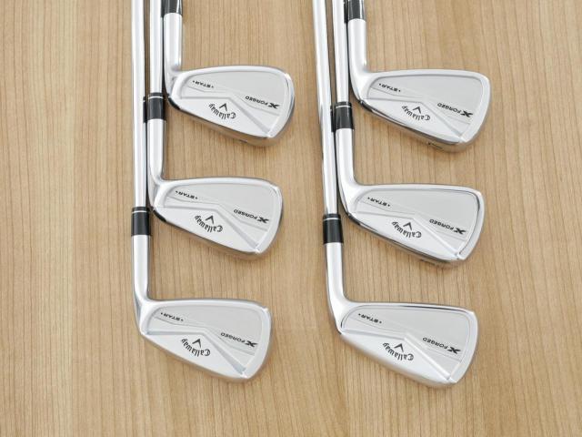 Iron set : Callaway : ชุดเหล็ก Callaway X Forged Star (ออกปี 2024) มีเหล็ก 5-Pw (6 ชิ้น) ก้านเหล็ก NS Pro 950 NEO Flex S