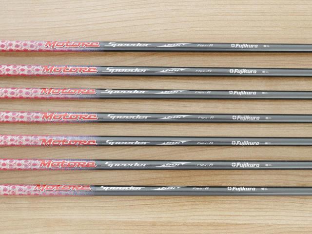 Iron set : Other Brand : ชุดเหล็ก Akira ADR (ใบใหญ่ หน้าเด้ง ไกล) มีเหล็ก 5-Pw,Aw (7 ชิ้น) ก้านกราไฟต์ Fujikura Motore Speeder 60i Flex R