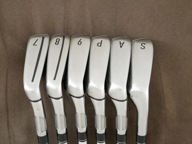 Lady club : All : ชุดเหล็ก Taylormade SIM MAX (ออกปี 2020 Japan Spec.) มีเหล็ก 7-Pw,Aw,Sw (6 ชิ้น) ก้านกราไฟต์ Mitsubishi Tensei TM40 Flex L