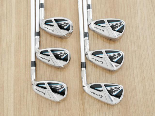 Lady club : All : ชุดเหล็ก Taylormade SIM MAX (ออกปี 2020 Japan Spec.) มีเหล็ก 7-Pw,Aw,Sw (6 ชิ้น) ก้านกราไฟต์ Mitsubishi Tensei TM40 Flex L